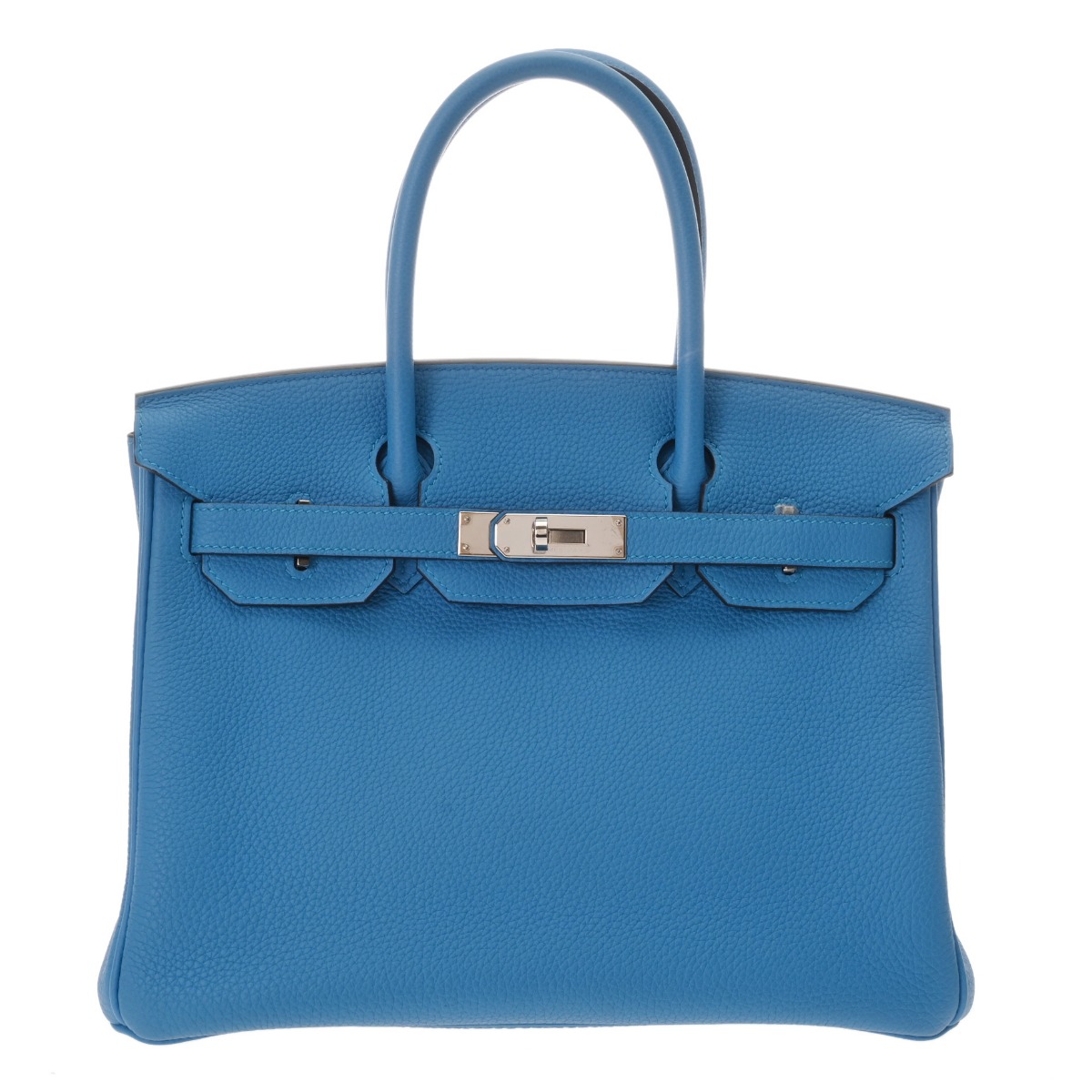 【～4/10 最大5万円クーポン】HERMES エルメス バーキン 30 ヴェルソ ブルーザンジバル/マラカイト A刻印(2017年頃) レディース トゴ ハンドバッグ Aランク 中古【ローン24回払い無金利】 銀蔵