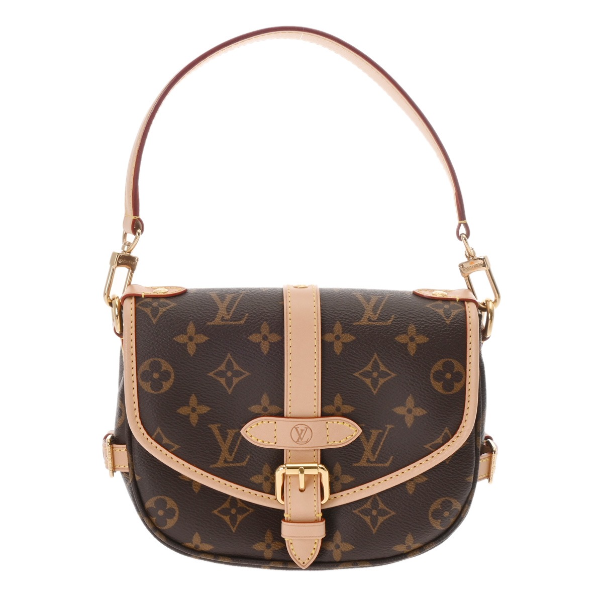 【LOUIS VUITTON】クラシックなシルエット◎ソミュールBBバッグ LOUIS VUITTON ルイヴィトン ショルダーバッグ レディース