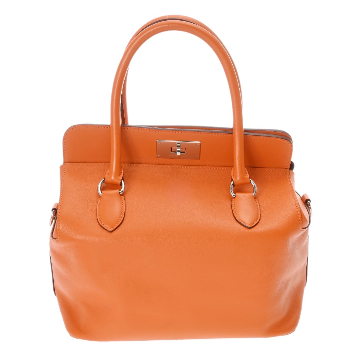 【～4/10 最大5万円クーポン】HERMES エルメス ツールボックス 26 2WAY サオレンジ □O刻印(2011年頃) レディース ヴォースイフト ハンドバッグ ABランク 中古 銀蔵