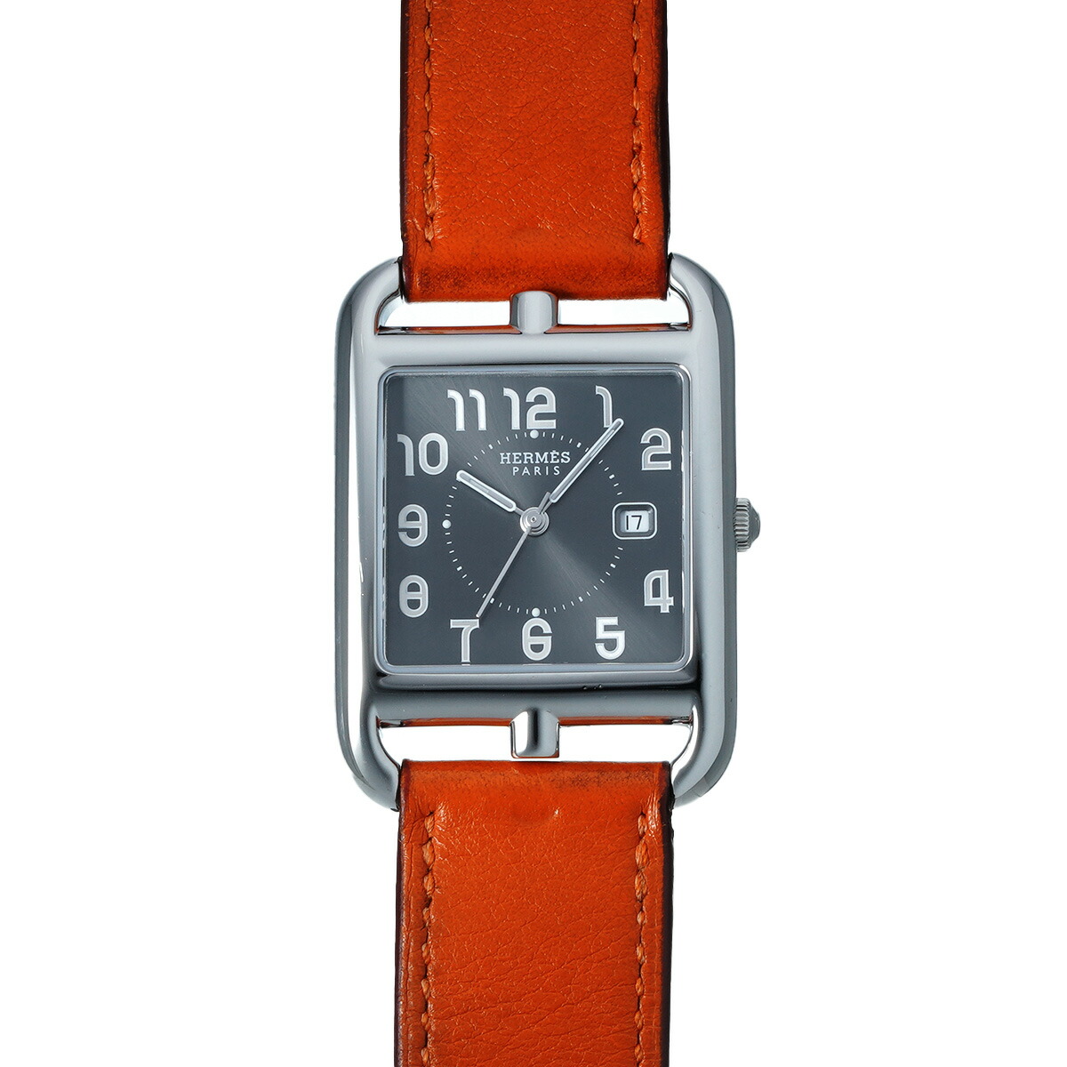 美品 エルメスHERMES ケープコッド ドゥブルトゥールCC1.210 HERMES ケープコッド ドゥブルトゥール CC1.210 クオーツ 腕時計
