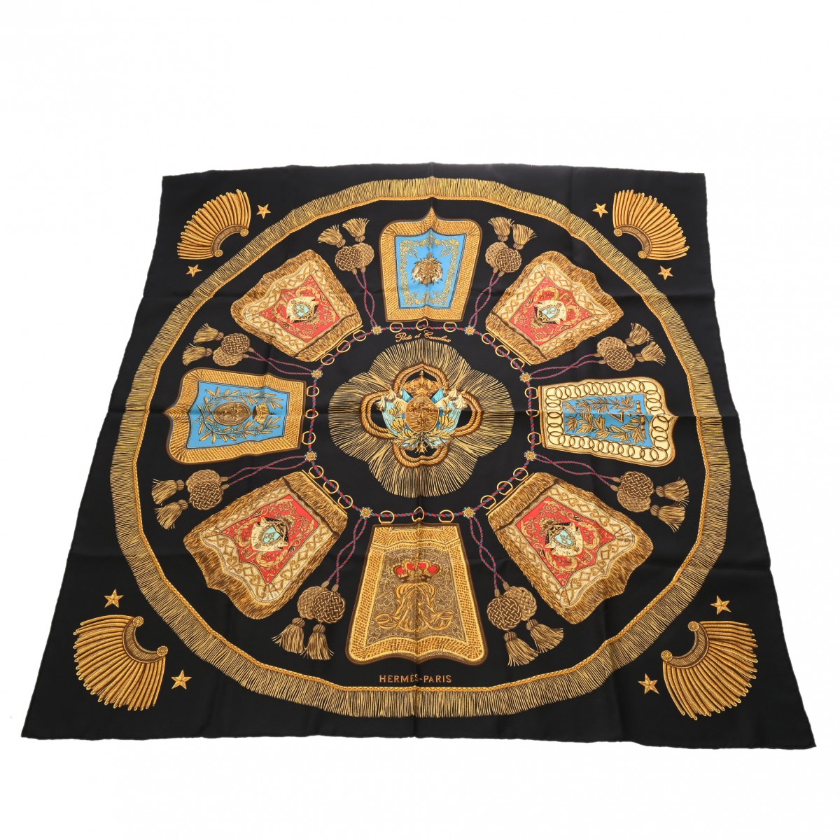 楽天市場】【美品】エルメス HERMES スカーフ カレ90 L'INTRUS