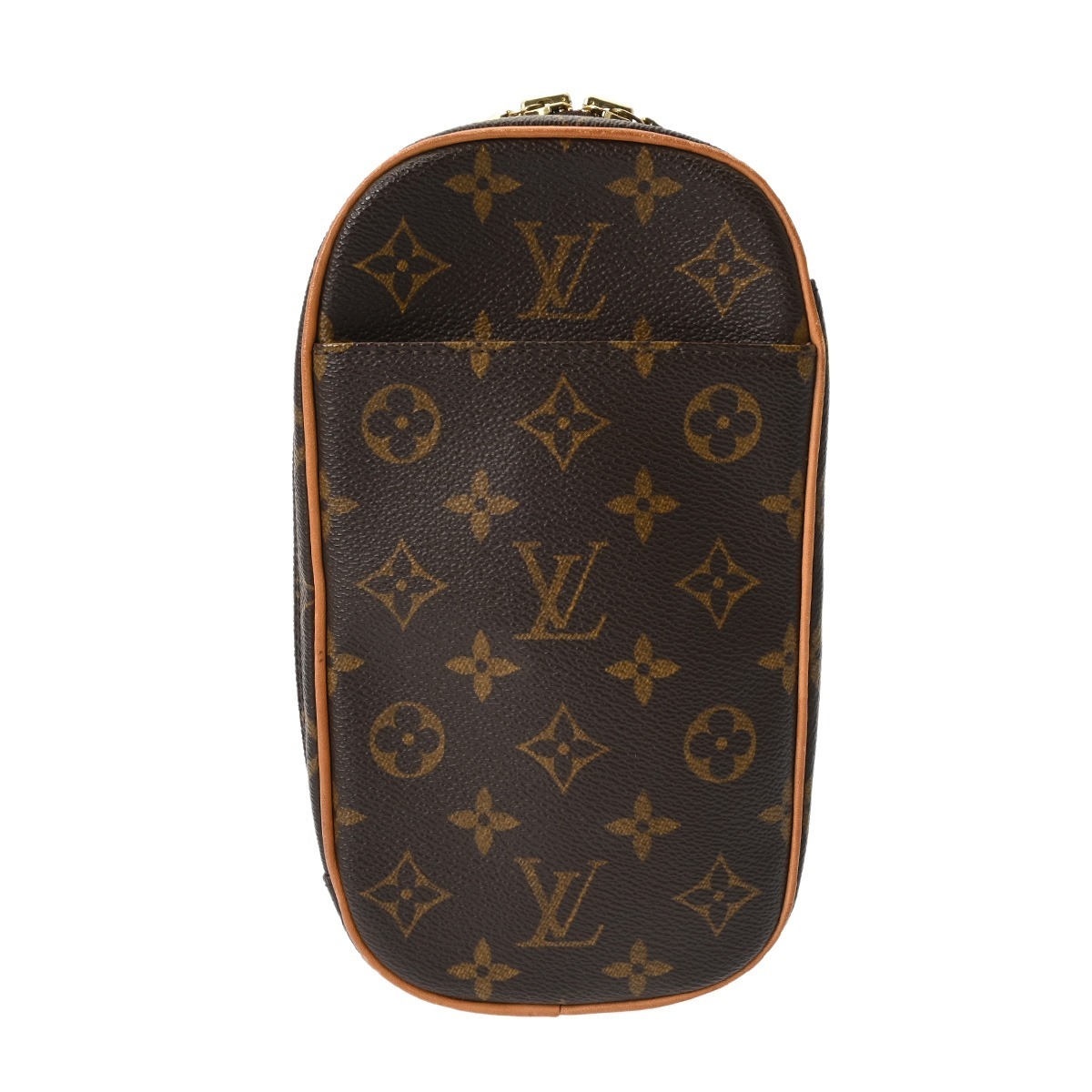【～4/17 最大5万円クーポン】LOUIS VUITTON ルイヴィトン モノグラム ポシェットガンジュ ブラウン M51870 メンズ モノグラムキャンバス ボディバッグ ABランク 中古 銀蔵
