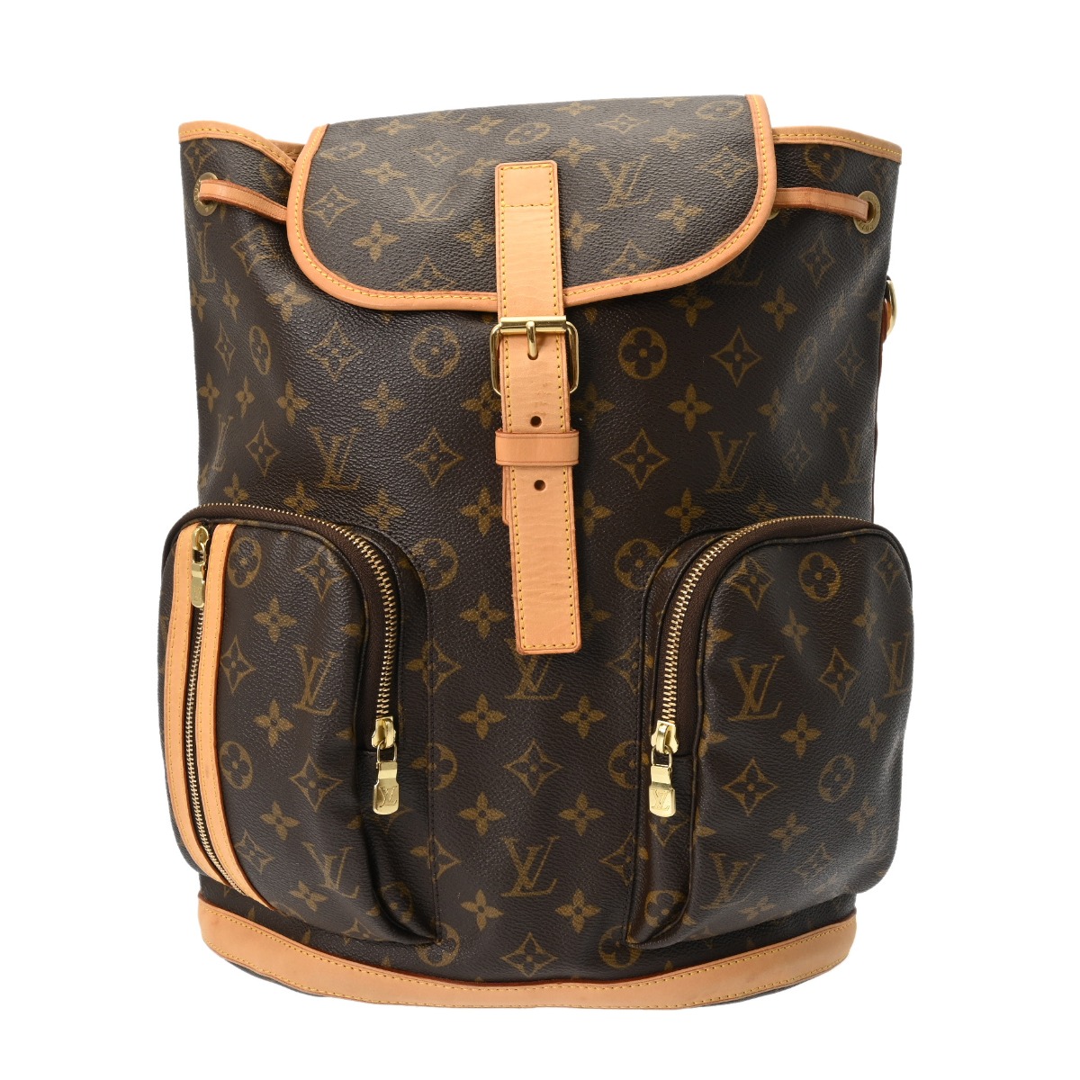 LOUIS VUITTON ルイヴィトン モノグラム サック 居住地 ボスフォール 赤銅色 M40107 ユニ一発やる モノグラム帆布 背嚢・デイパック AB位置づける 中古 銀蔵