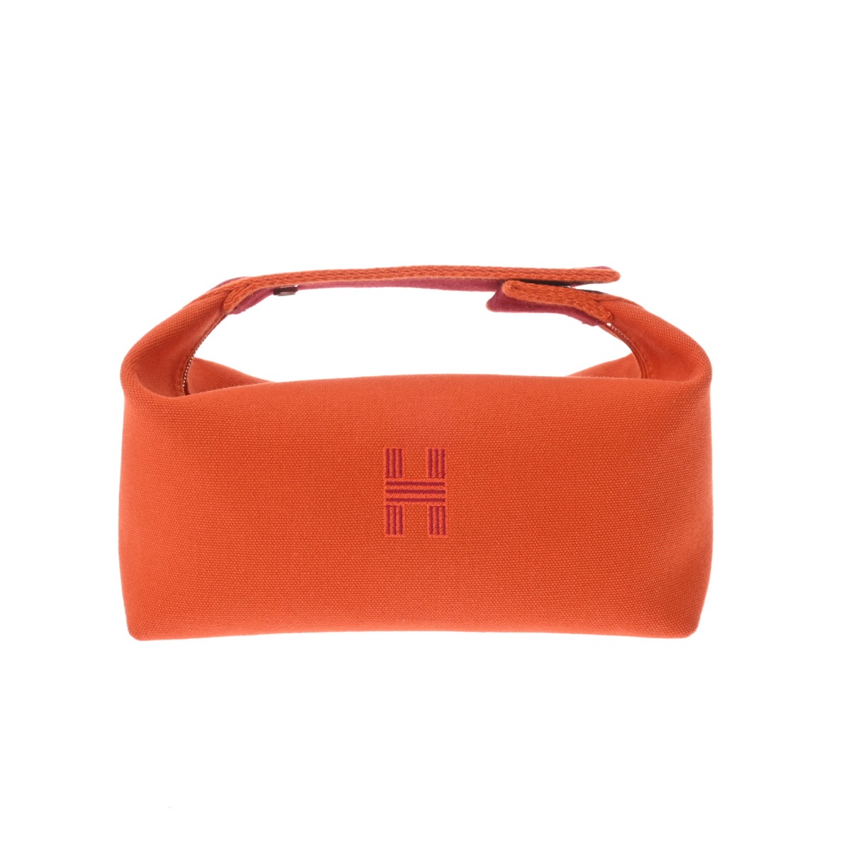 HERMES エルメス ブリッドアブラック PM フー/ルージュアッシュ レディース 帆布 合切袋 A位置づける 中古 銀蔵