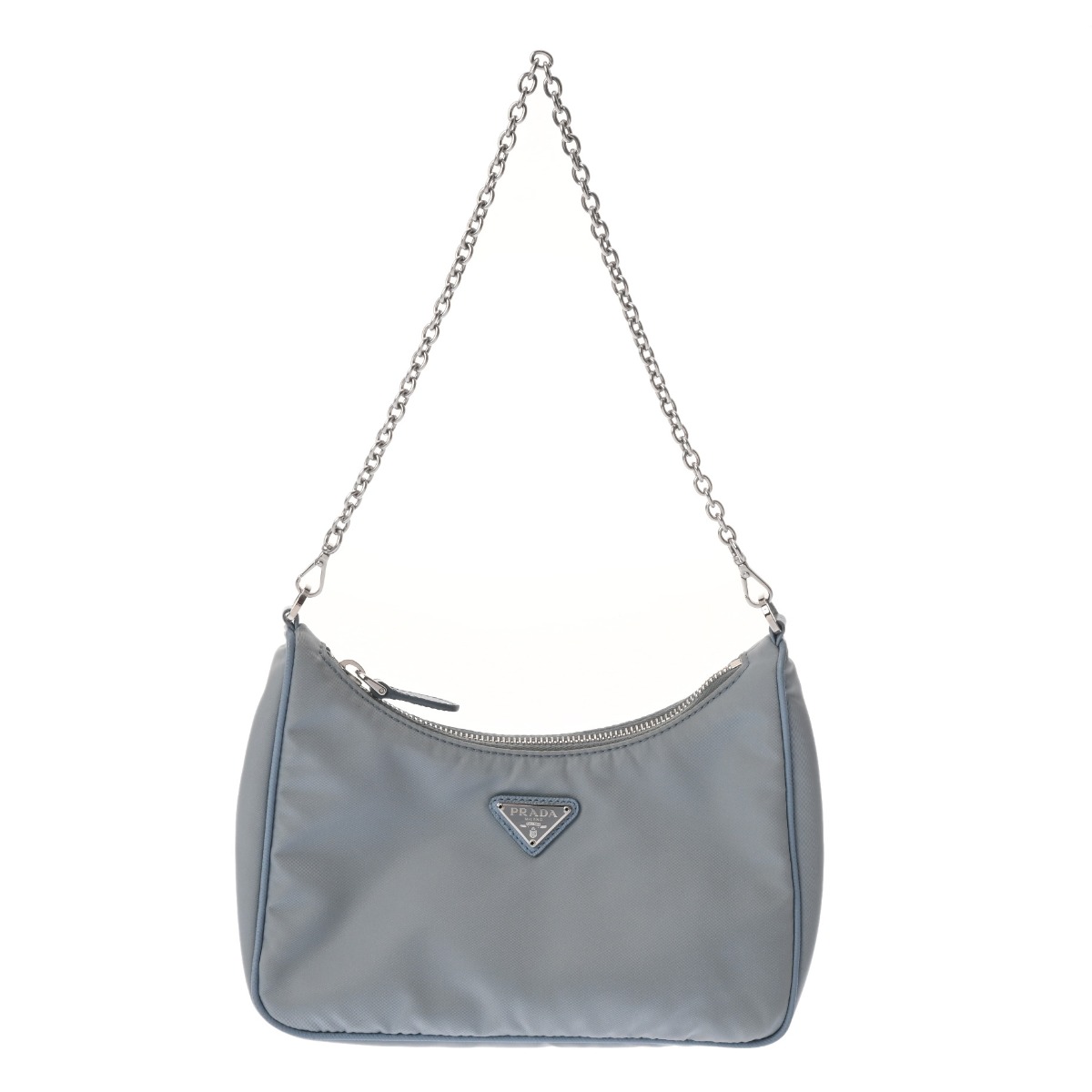 PRADA プラダ Re-Edition 2005 ショルダーバッグ 青碧 1BH204 レディース ナイロン 2WAY御徒面子 AB位置づける 中古 銀蔵