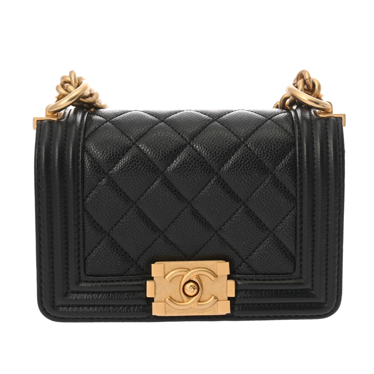CHANEL シャネル 男の子シャネル 15ミニ 黒いこと A67364 レディース キャビアひと肌 チェーンウォレット A位置づける 中古【貸し付け金24回払い無利息】 銀蔵