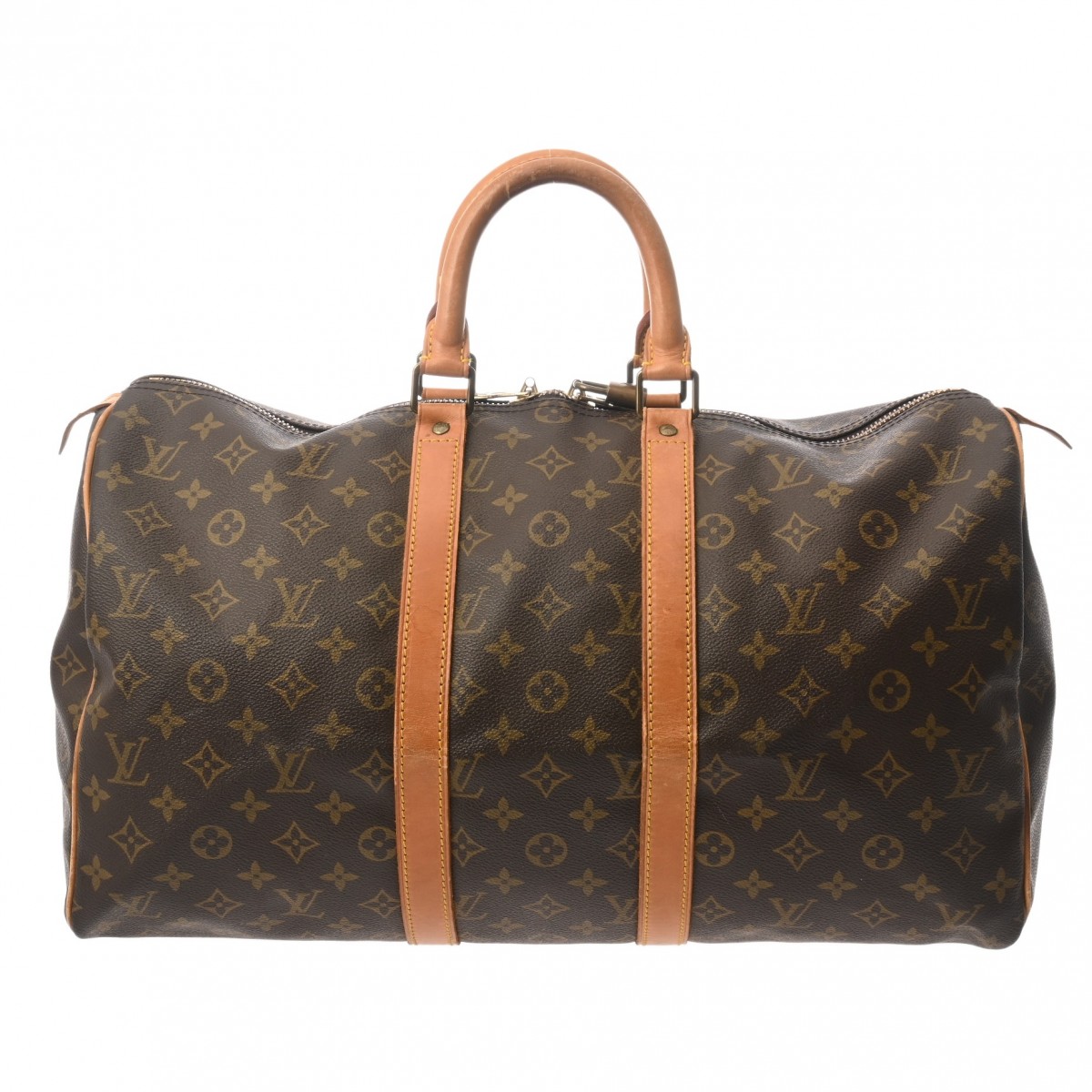 【～4/17 最大5万円クーポン】LOUIS VUITTON ルイヴィトン モノグラム キーポル 45 ブラウン M41428 ユニセックス モノグラムキャンバス ボストンバッグ Bランク 中古 銀蔵