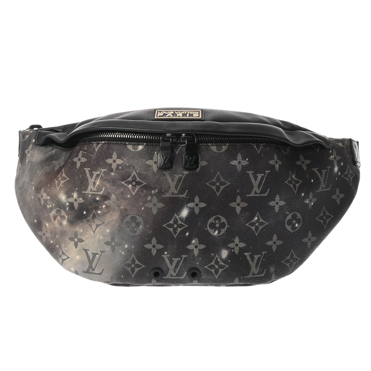 【～4/17 最大5万円クーポン】LOUIS VUITTON ルイヴィトン モノグラム ギャラクシー ディスカバリー バムバッグ ノワール M44444 メンズ モノグラムキャンバス ボディバッグ Bランク 中古 銀蔵