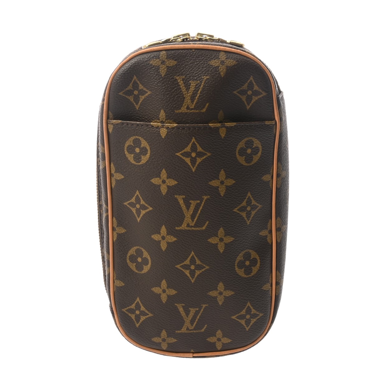 【～6/11 最大限度5万円引き換え証】LOUIS VUITTON ルイヴィトン モノグラム ポシェットガンジュ 赤銅色 M51870 メンズ モノグラム帆布 上半身御徒面子 AB価値づける 中古 銀蔵