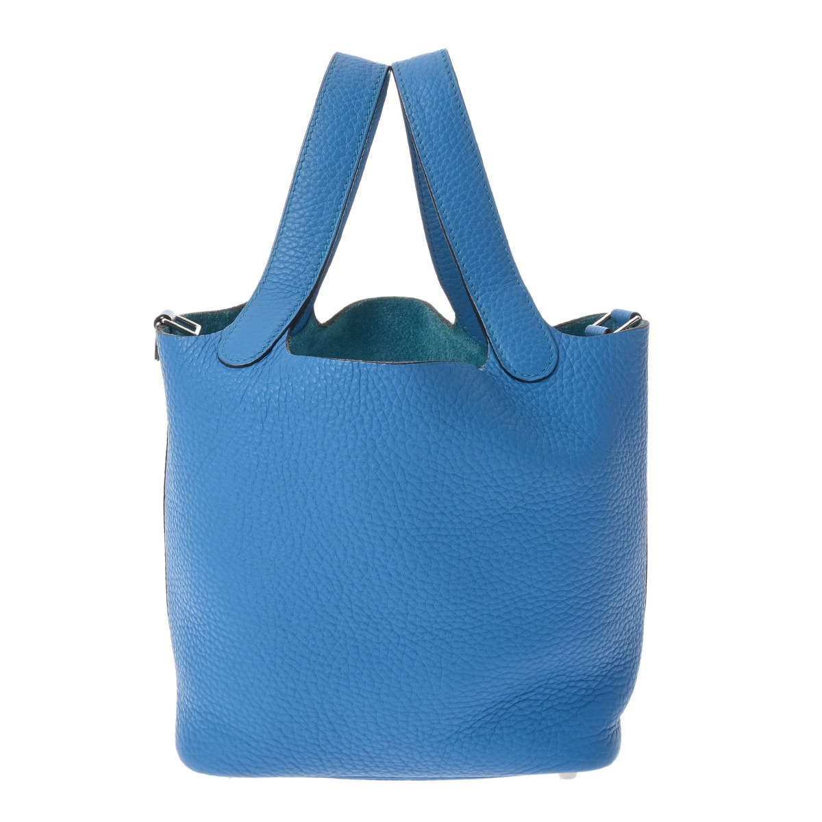 【～4/10 最大5万円クーポン】HERMES エルメス ピコタン ロック PM ブルーザンジバル A刻印(2017年頃) レディース トリヨンクレマンス ハンドバッグ Aランク 中古 銀蔵