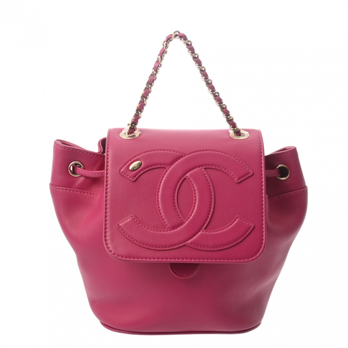 CHANEL シャネル バックパック パープル AS0325 レディース ラムスキン リュック・デイパック Aランク 中古 銀蔵