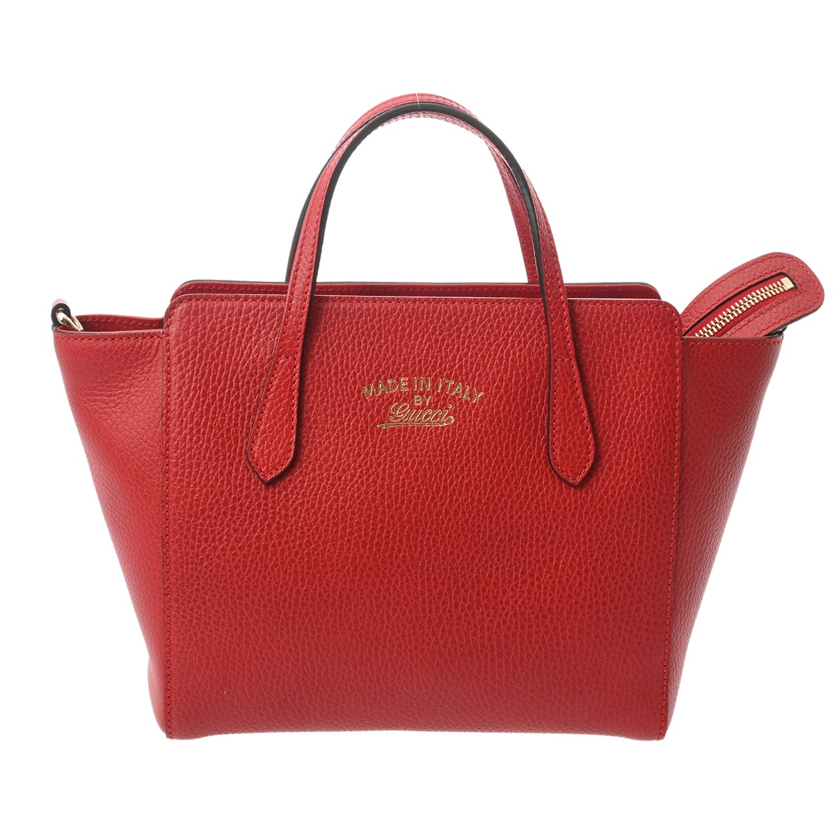 【～4/10 最大5万円クーポン】GUCCI グッチ スウィング ミニ トップハンドルバッグ 2WAY レッド 368827 レディース レザー ハンドバッグ Aランク 中古 銀蔵
