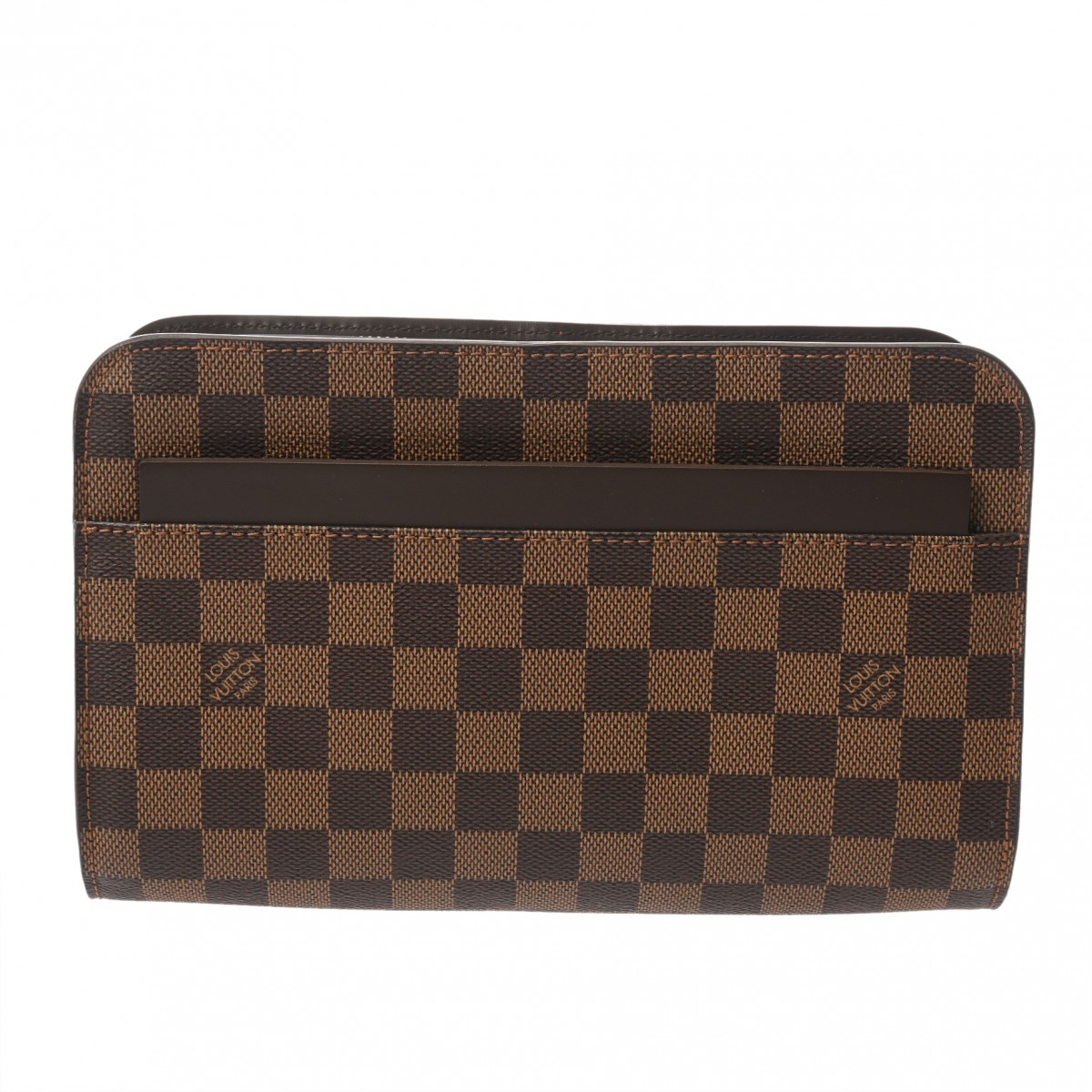 【～4/10 最大5万円クーポン】LOUIS VUITTON ルイヴィトン ダミエ サンルイ ブラウン N51993 メンズ ダミエキャンバス セカンドバッグ ABランク 中古 銀蔵