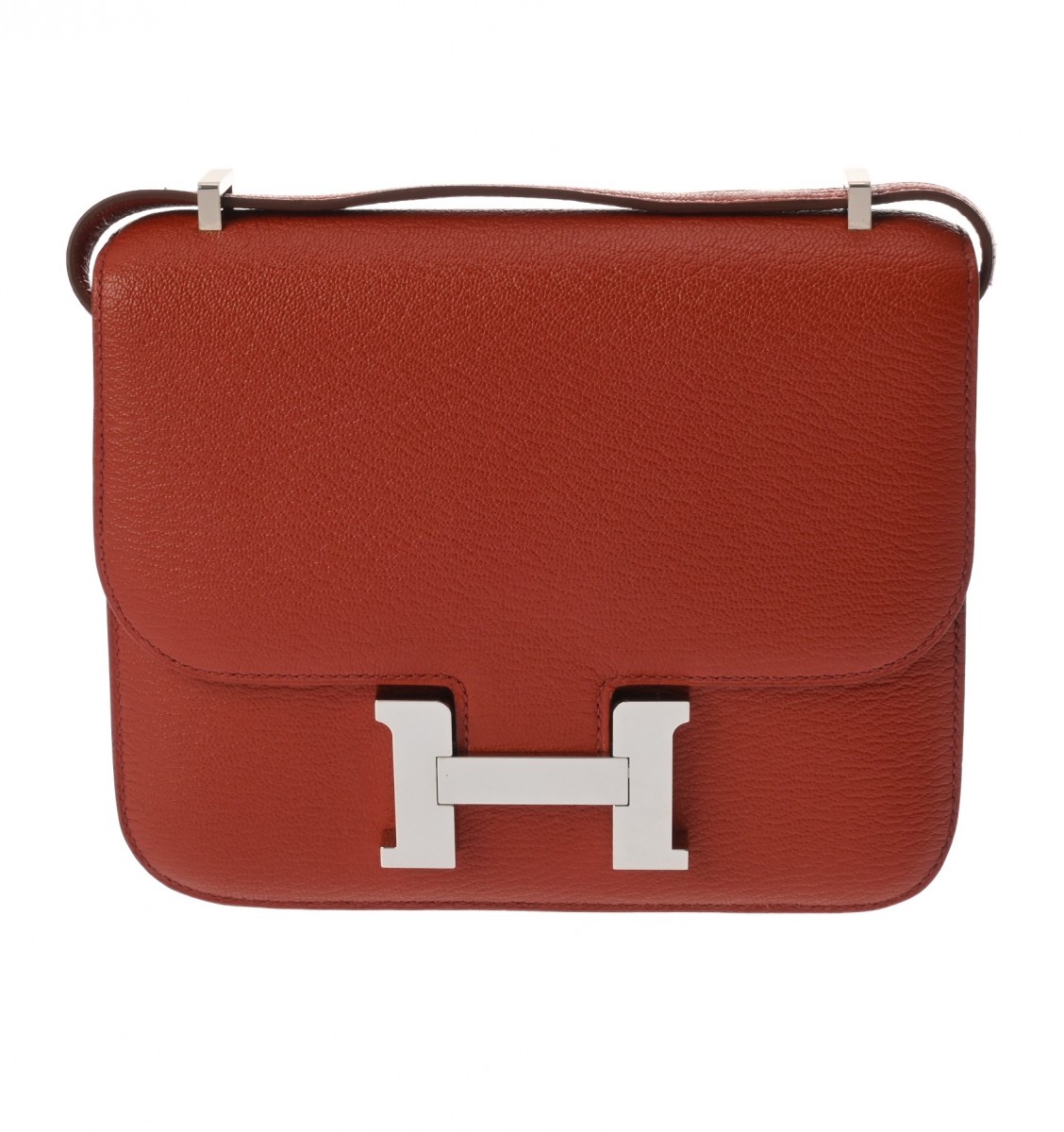 【～4/17 最大5万円クーポン】HERMES エルメス コンスタンス3 ミニ 18 ミロワール ヴェルソ キュイーブル/ローズアザレ U刻印(2022年頃) レディース シェーブル ショルダーバッグ Aランク 中古【ローン24回払い無金利】 銀蔵