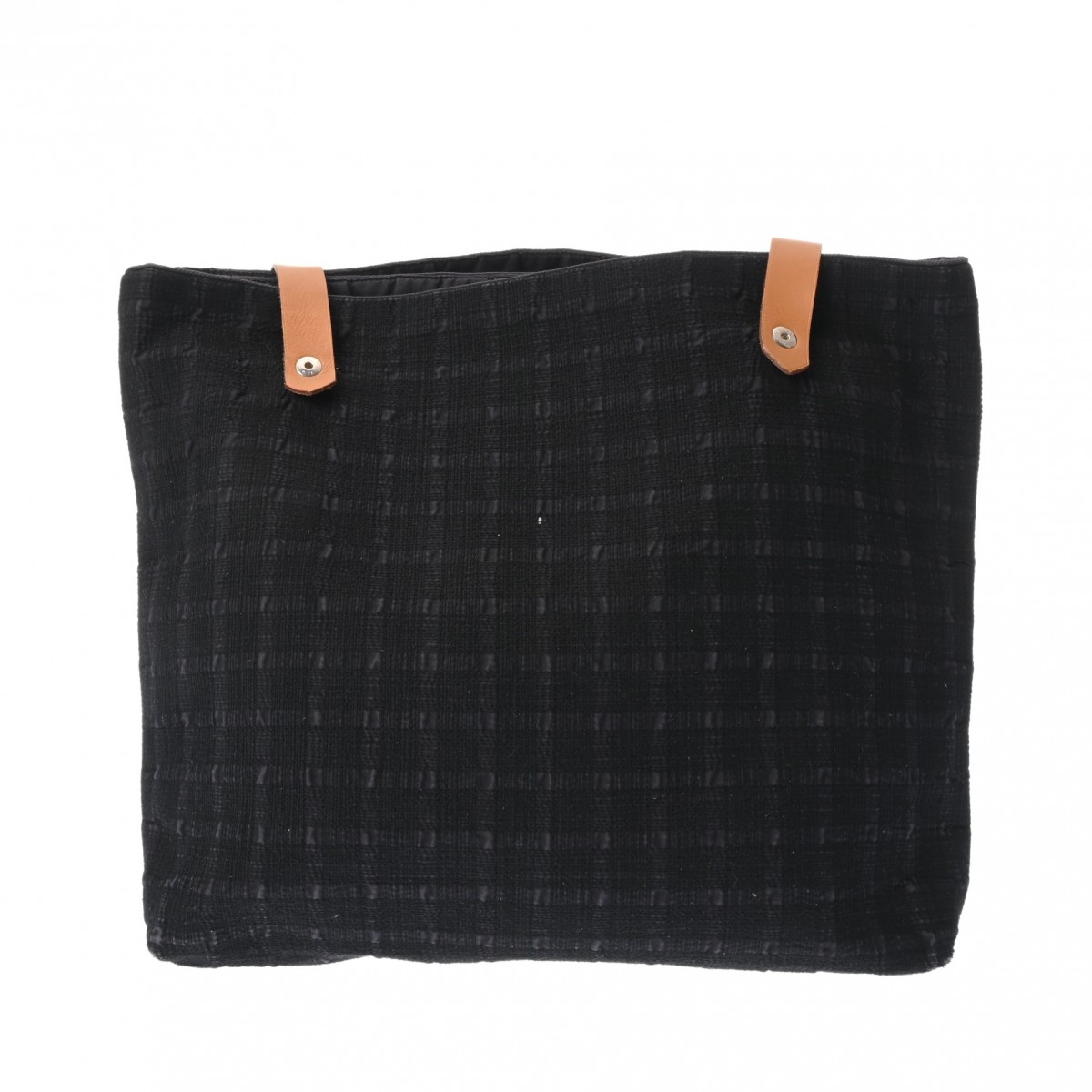 【～4/10 最大5万円クーポン】HERMES エルメス アメダバ カバドゥポッシュ ブラック ユニセックス キャンバス トートバッグ Bランク 中古 銀蔵