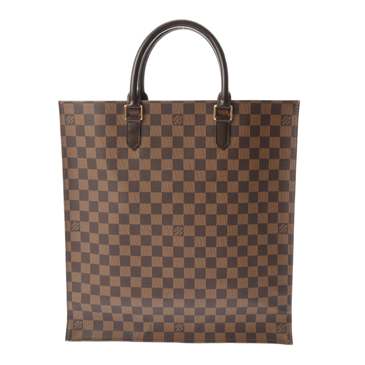 LOUIS VUITTON ルイヴィトン ダミエ サックプラ ブラウン N51140 ユニセックス ダミエキャンバス トートバッグ ABランク 中古 銀蔵