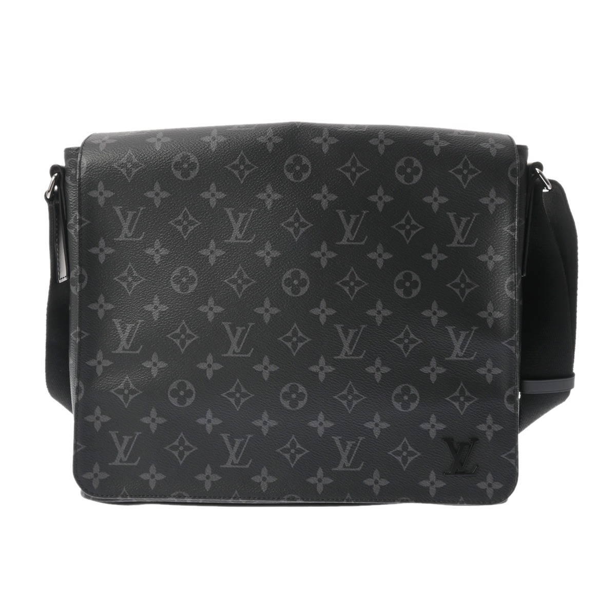 LOUIS VUITTON ルイヴィトン モノグラムエクリプス ディストリクト MM NM 黒いこと M44001 メンズ モノグラム帆布 ショルダーバッグ A位置づける 中古 銀蔵