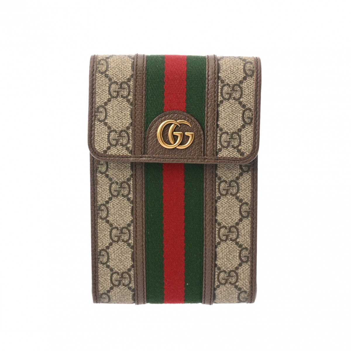 GUCCI グッチ GGスプリーム ミニバッグショルダー ブラウン レディース GGスプリームキャンバス ショルダーバッグ Aランク 中古 銀蔵
