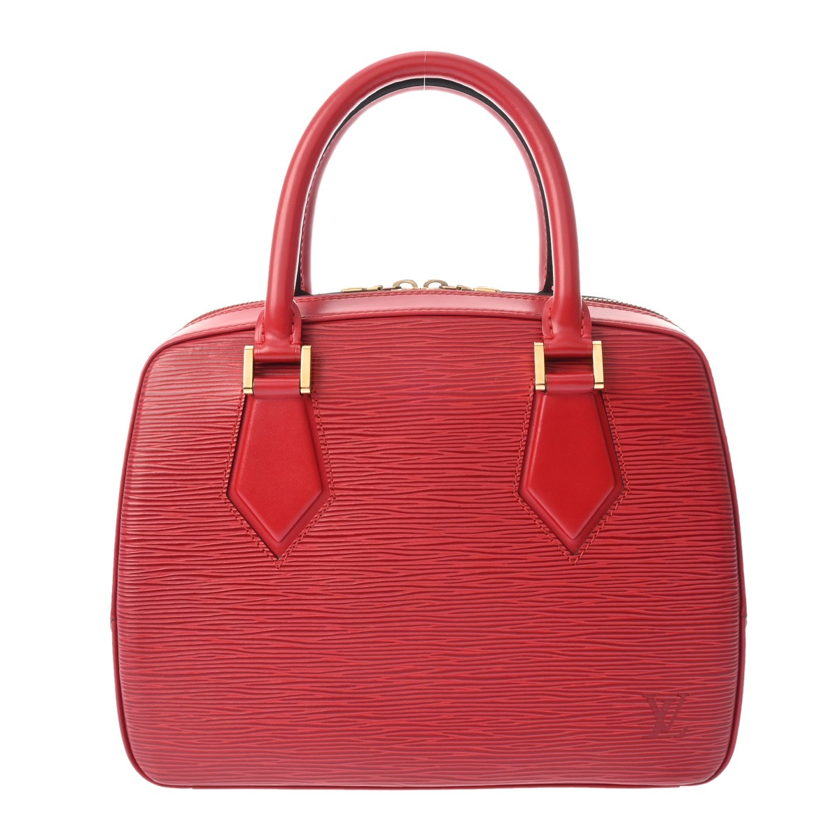 LOUIS VUITTON ルイヴィトン エピ サブロン カスティリアンレッド M52047 レディース エピレザー ハンドバッグ Bランク 中古 銀蔵