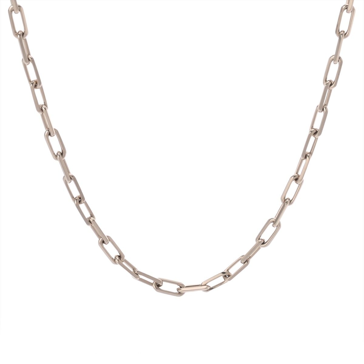 CARTIER カルティエ サントスネックレス レディース K18ホワイトゴールド WG ネックレス Aランク 中古【ローン24回払い無金利】 銀蔵
