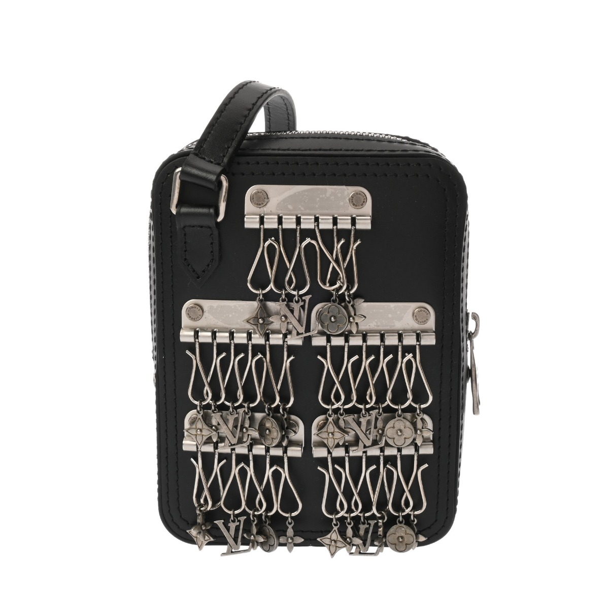 LOUIS VUITTON ルイヴィトン ダヌーブメッセンジャー ブラック M53975 ユニセックス レザー ショルダーバッグ 未使用 銀蔵