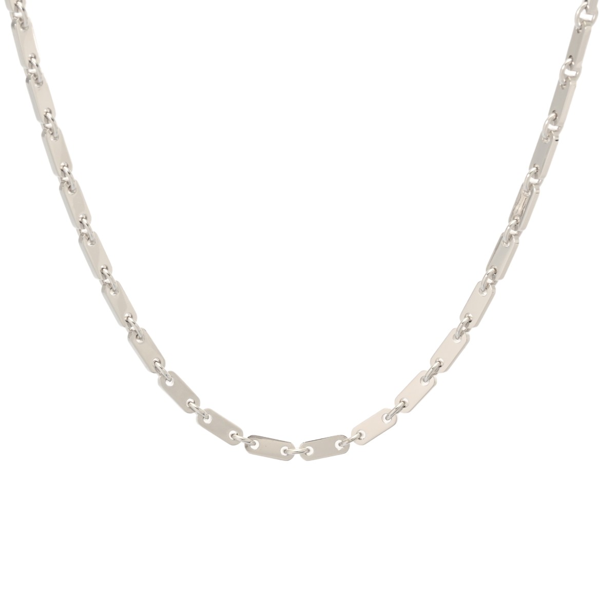 CARTIER カルティエ フィガロ ネックレス 2026年4月修理明細 レディース K18ホワイトゴールド WG ネックレス Aランク 中古【ローン24回払い無金利】 銀蔵