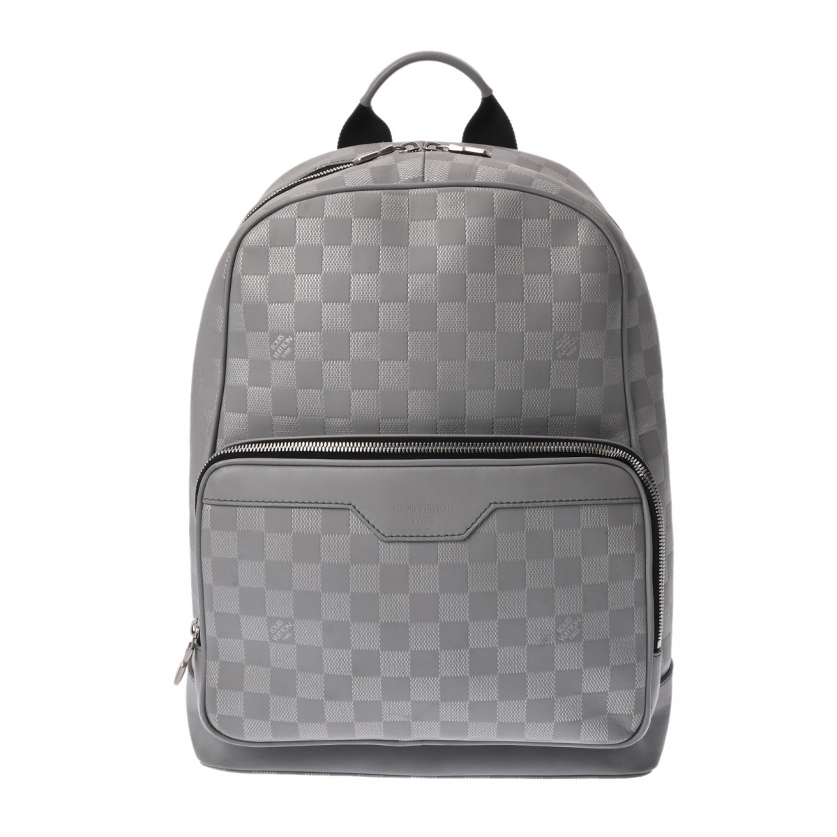 LOUIS VUITTON ルイヴィトン ダミエアンフィニ うしろ側容器に並べる しろがね色 N40096 メンズ なめし革 背嚢・デイパック B位置づける 中古 銀蔵