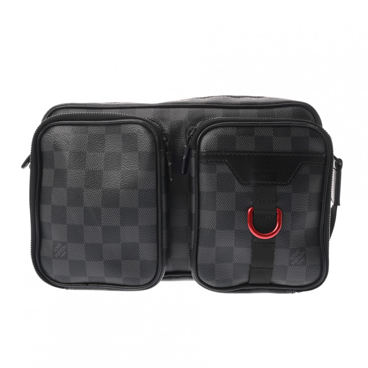 LOUIS VUITTON ルイヴィトン ダミエグラフィット ありがた味 伝達人 黒いこと N40280 メンズ ダミエグラフィットキャンバス ショルダーバッグ AB位置づける 中古 銀蔵