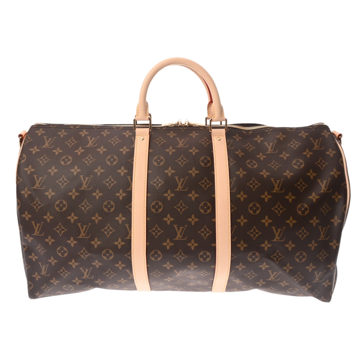 LOUIS VUITTON ルイヴィトン モノグラム キーポル バンドリエール 55 赤銅色 M41414 ユニ一発やる モノグラム帆布 ボストンバッグ 未当て嵌める 銀蔵