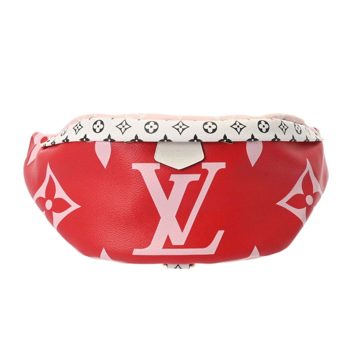 LOUIS VUITTON ルイヴィトン モノグラムジャイアント バムバッグ 頬べに M44575 メンズ モノグラム帆布 上半身御徒面子 A序列付ける 中古 銀蔵