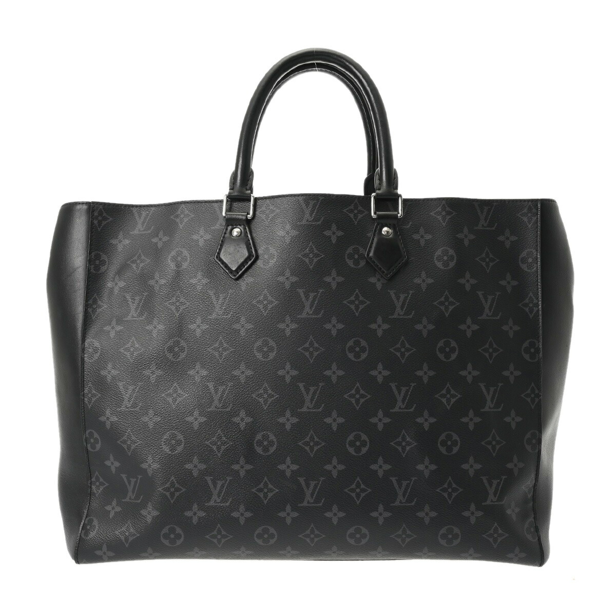 LOUIS VUITTON ルイヴィトン モノグラムエクリプス グランサック 黒/薄墨色 M44733 メンズ モノグラム帆布 トートバッグ AB価値づける 中古 銀蔵