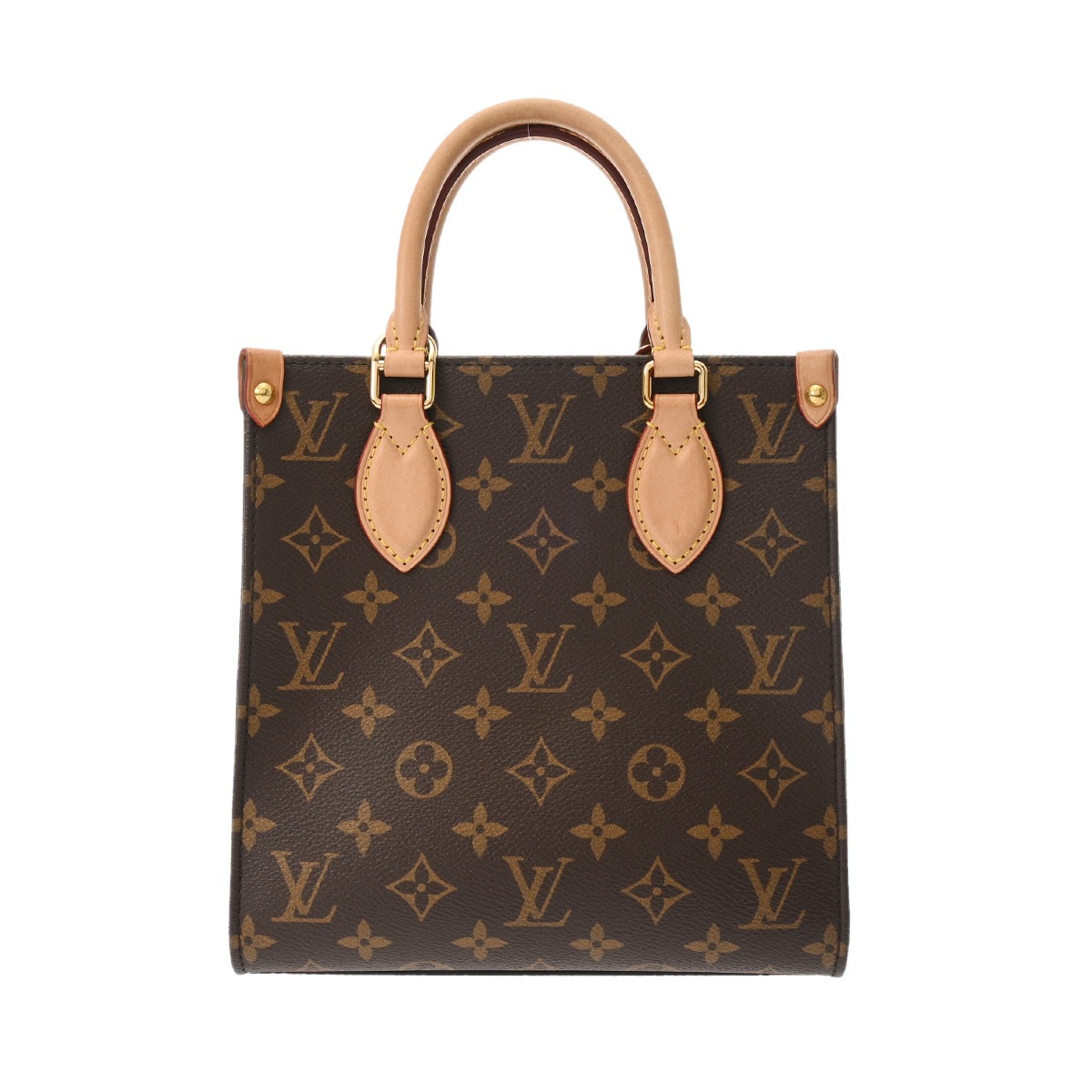 LOUIS VUITTON ルイヴィトン モノグラム サックプラ BB 旧型 2WAY 赤銅色 M45847 ユニ一発やる モノグラム帆布 トートバッグ AB序列付ける 中古 銀蔵