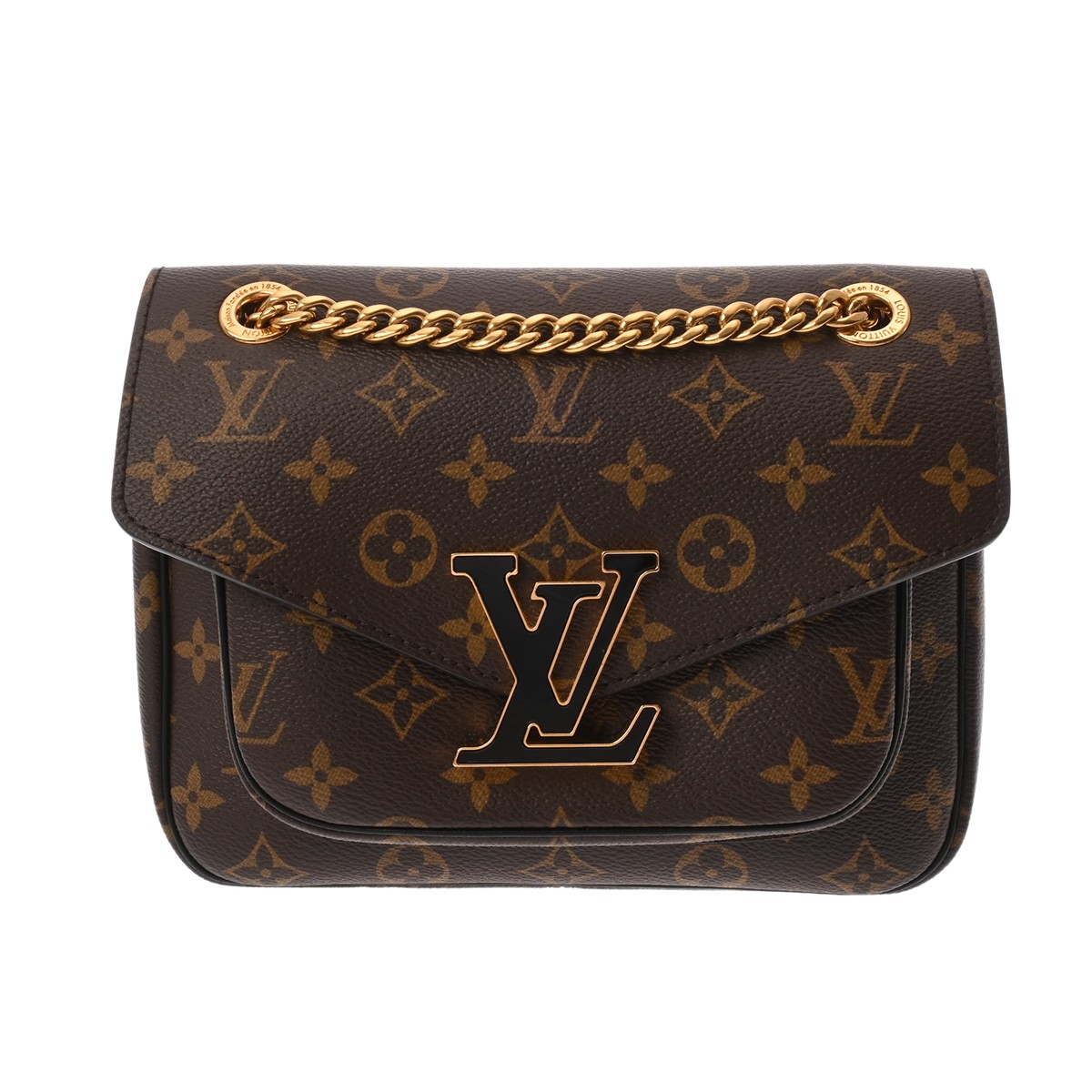 LOUIS VUITTON ルイヴィトン モノグラム パッシー 赤銅色 M45592 レディース モノグラム帆布 ショルダーバッグ A価値づける 中古 銀蔵
