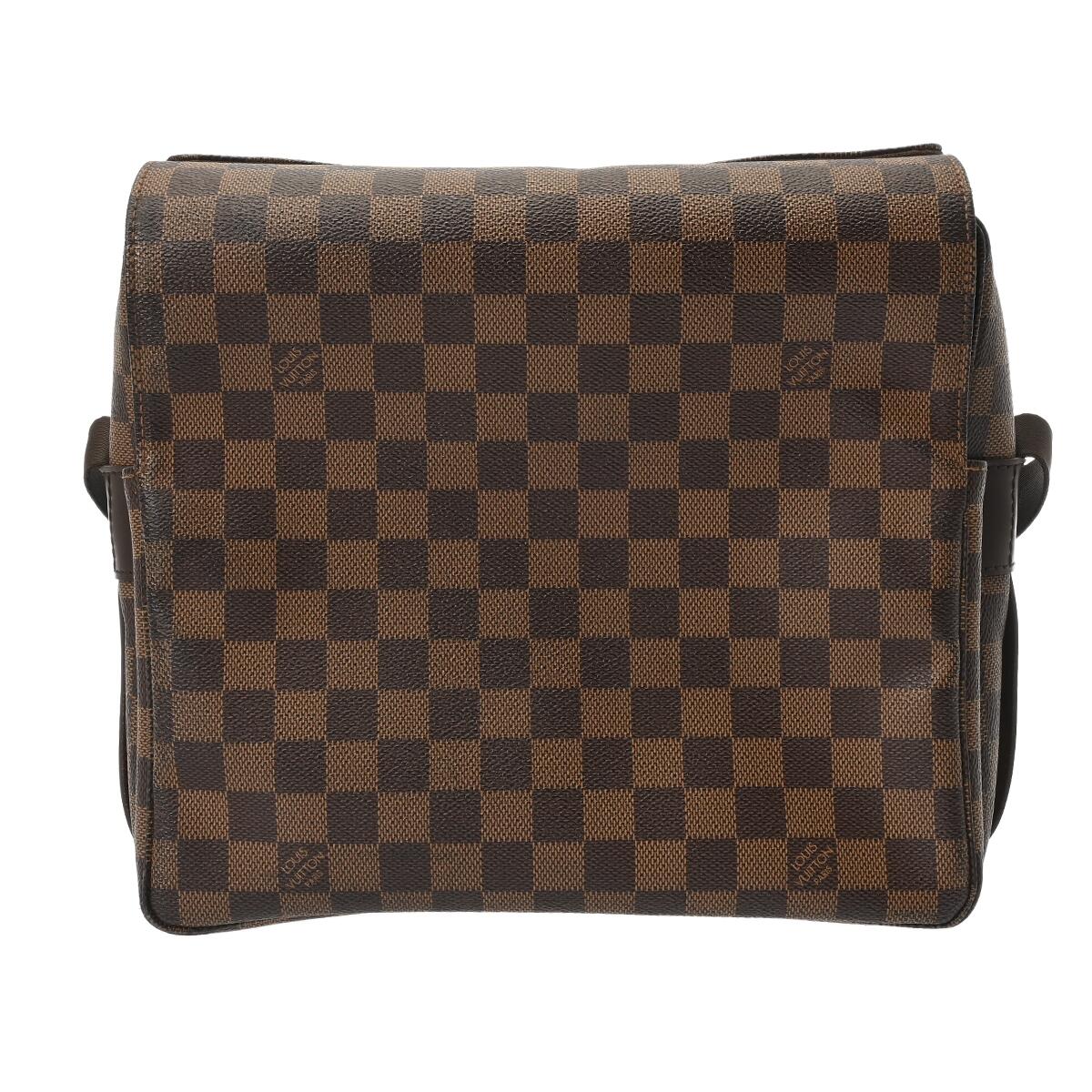 LOUIS VUITTON ルイヴィトン ダミエ ナヴィグリオ 赤銅色 N45255 ユニ一発やる ダミエキャンバス ショルダーバッグ B位置づける 中古 銀蔵