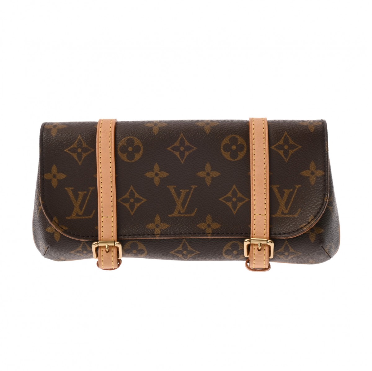 LOUIS VUITTON ルイヴィトン モノグラム ポシェットマル 赤銅色 M51159 レディース モノグラム帆布 酉の方角御徒面子 AB位置づける 中古 銀蔵