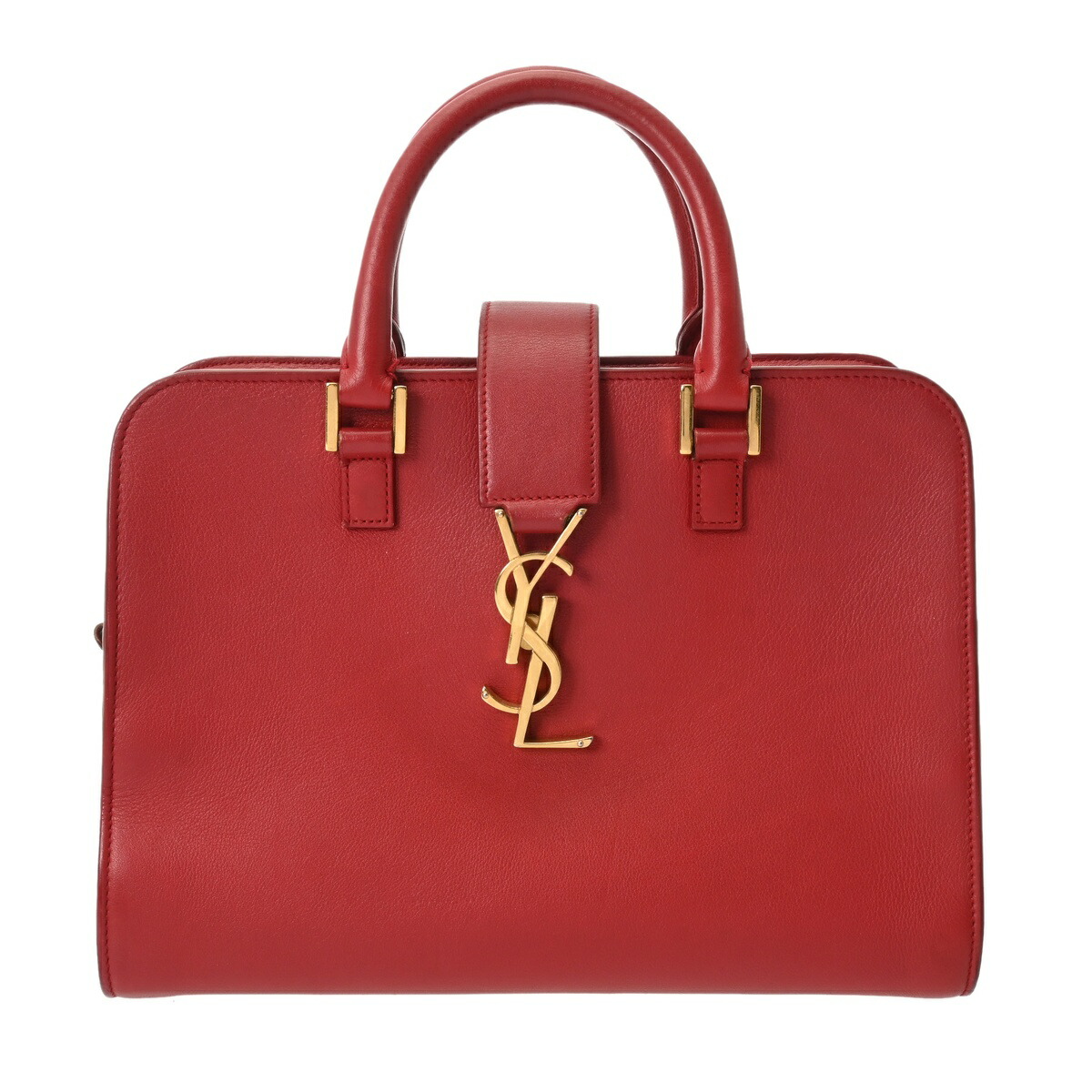 【～6/11 最大限度5万円引き換え証】SAINT LAURENT サンローラン ベイビーカバス 2WAY御徒面子 赤いこと 372087 レディース 子ウシ ハンドバック B位置づける 中古 銀蔵