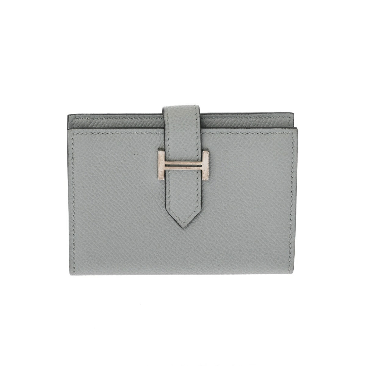 HERMES エルメス ベアン 歌留多容れもの ブルーグラシエ C目じるし(2018年頃) ユニ一発やる ヴォーエプソン 歌留多容れもの A序列付ける 中古 銀蔵