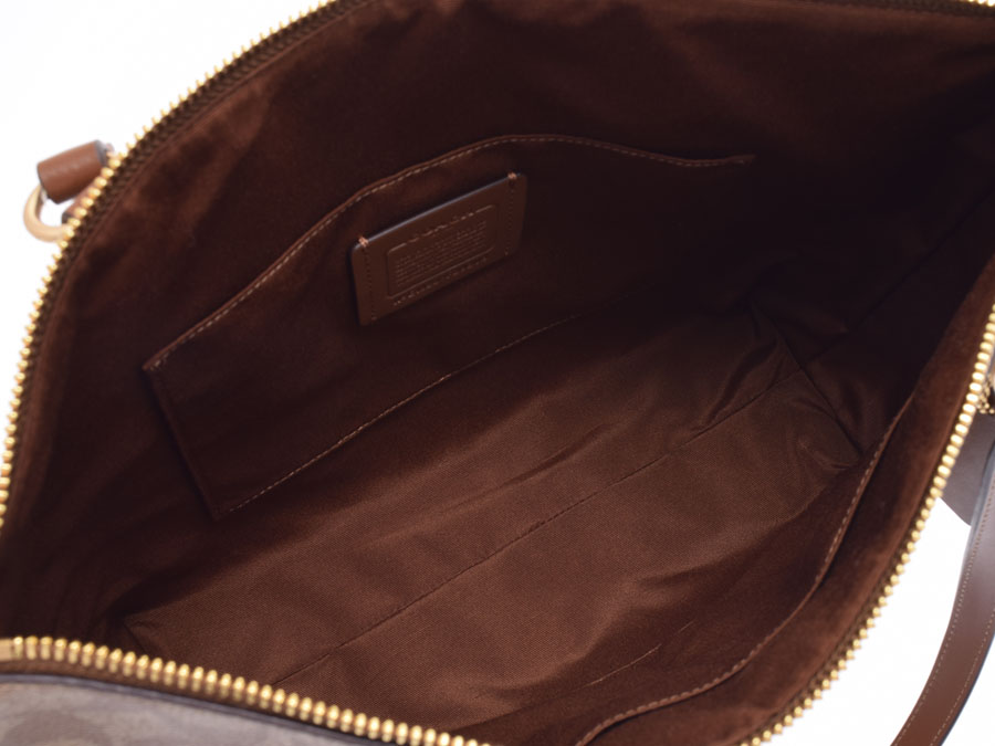 Ginzo Rakuten Ichiba Used Coach Tote Bag Pvc Beige System Used Coach Tote Bag Pvc Beige System Tea Signature F29208 Outlet Unused