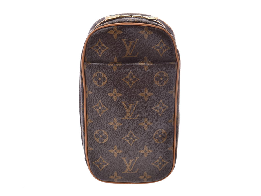 最新作 ルイヴィトン モノグラム ポシェット ガンジュ ブラウン M メンズ レディース 本革 ボディバッグ Abランク Louis Vuitton 銀蔵 送料無料 ルイヴィトン モノグラム ポシェット ガンジュ ブラウン M メンズ レディース 本革 ボディバッグ Ab