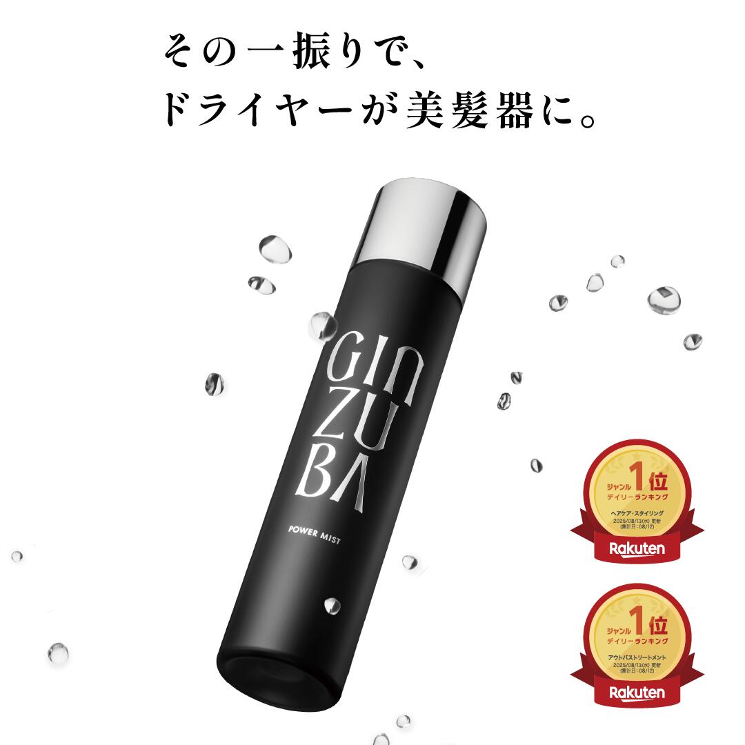 楽天市場】【GINZUBA公式】パワーミスト ドライヤー速乾 熱保護