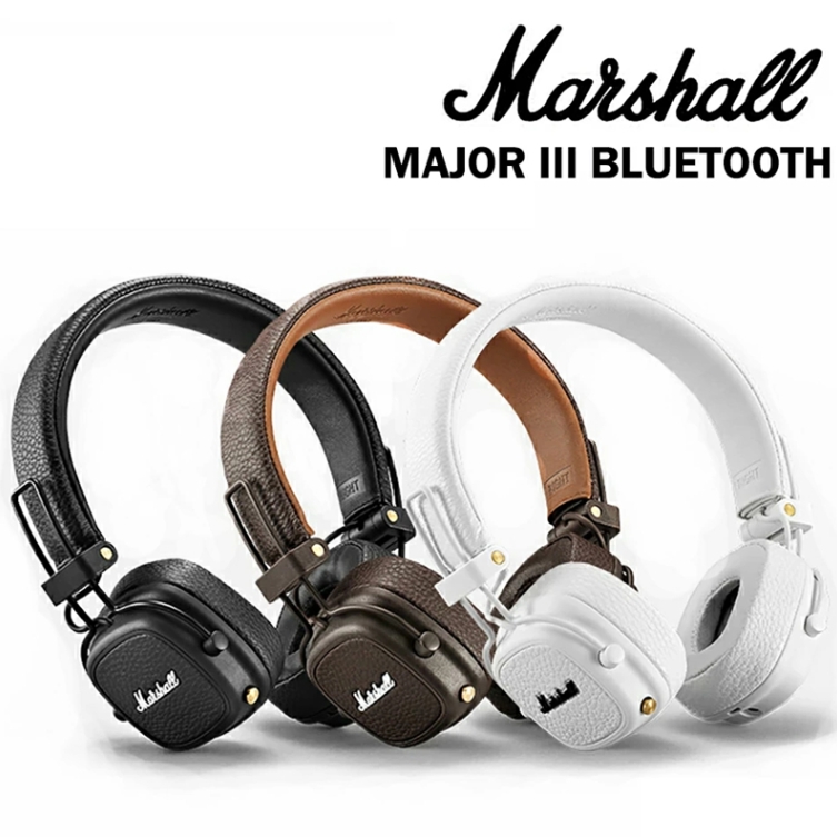 マーシャル Marshall MAJOR III BLUETOOTH メジャー3 ブルートゥース ワイヤレスヘッドホン bluetooth ヘッドフォン 高級 高音質 マイク付き ワイヤレスヘッドフォン ワイヤレスヘッドセット ヘッドホンワイヤレス画像