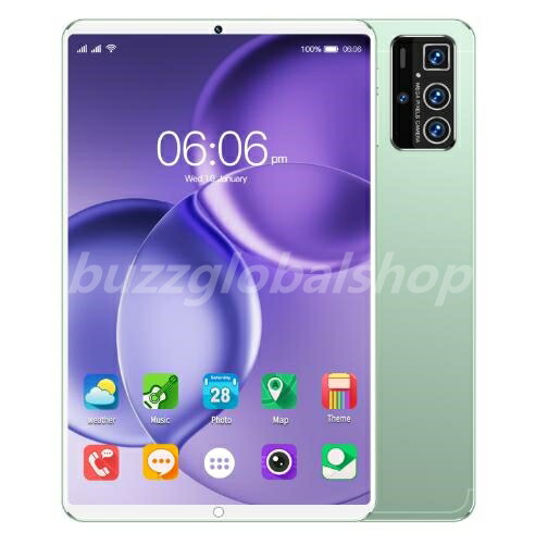 ホワイトデザイン タブレット と電話 楽天市場】新しい10.1インチスマートタブレットのフルスクリーン