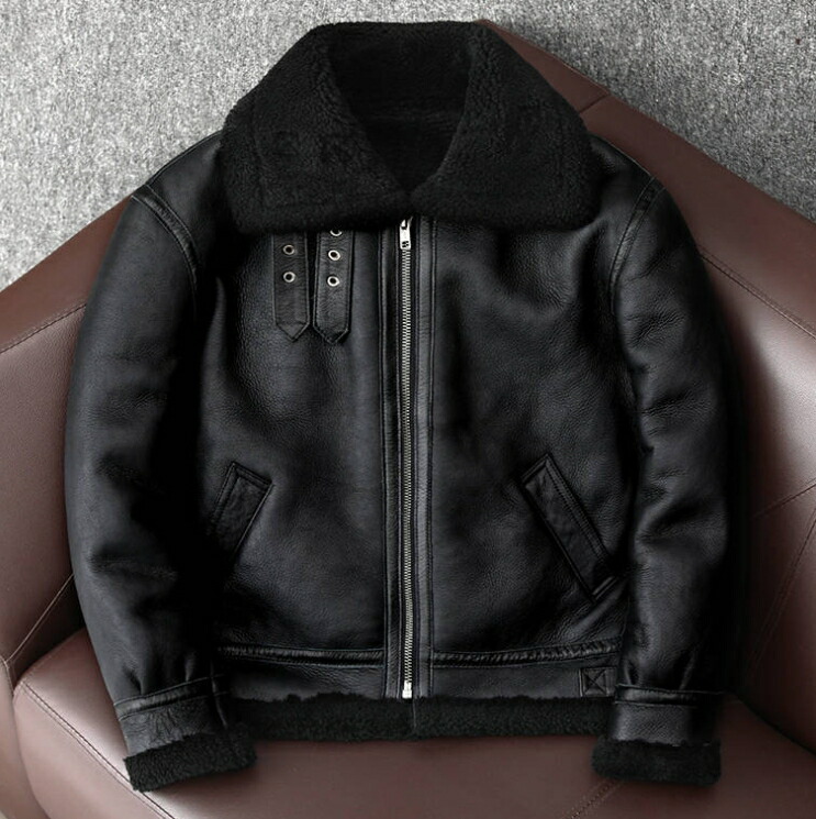 VESP COLLER FUR JKT ブラック ジャケット 010 - Normative Flight Jacket