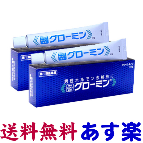 第1類医薬品 グローミン軟膏 10g 2本入 男性ホルモン精力剤 更年期障害 Ed治療薬 塗布薬 第1類医薬品は薬剤師とのメール連 Aluksniesiem Lv