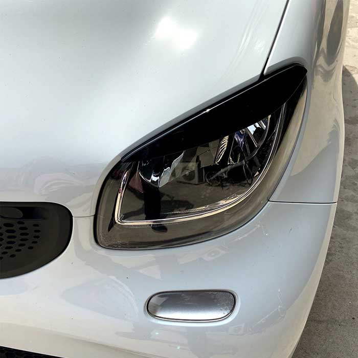 商い ヘッドライトカバー カーボンファイバー眉毛まぶた用ヘッドライトカバーBMW E92クーペM3 07-10 08 09 Carbon Fiber Eyebrows Eyelids Head lights Cover For BMW E92 Coupe M3 muhoko.org