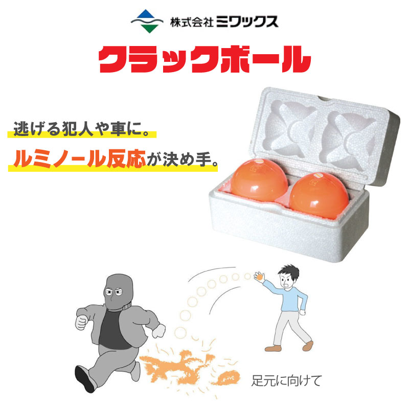 楽天市場】ミワックス クラックボール KK-20 ルミノール反応