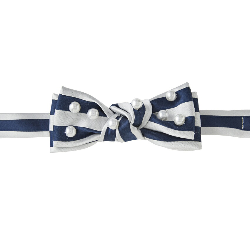 パールボーダーボウタイ NAVY