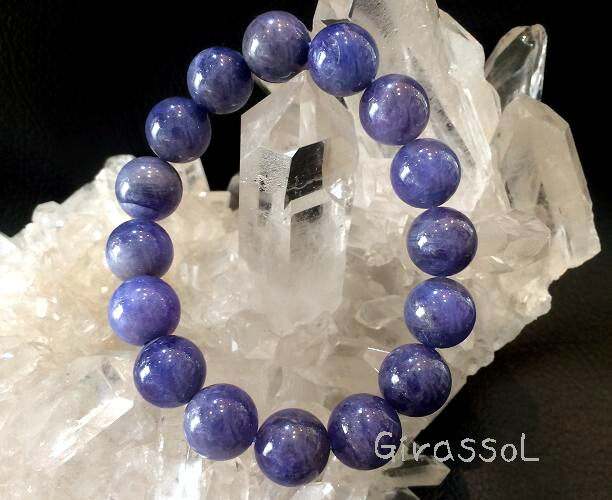 楽天市場】タンザナイト 5Aグレード 6mm玉ブレスレット 12.23g