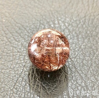 パーツ 17mm レッドルチルクォーツ 【B】