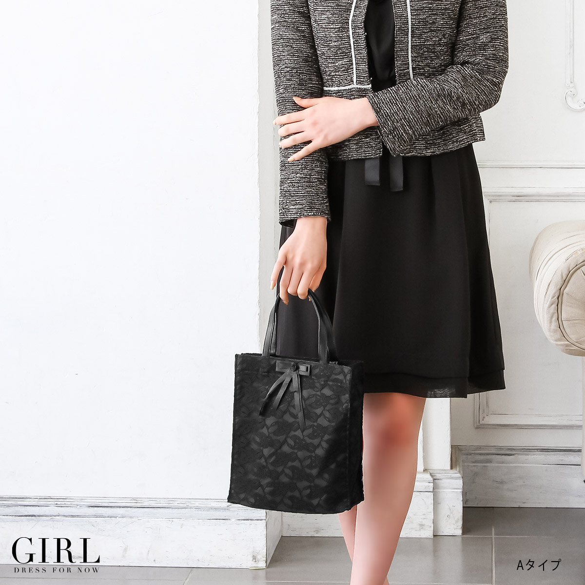 【メール便送料無料】楽天ランキング入賞・パーティードレス通販ガール(GIRL)上品サブバッグ&ふくさ2点セットバッグレディースサブバッグサブバックフォーマルバッグフォーマルバック大きめ結婚式フォーマルパーティー慶弔法事七五三ママ母親